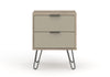 Augusta Driftwood 2 Drawer Bedside Cabinet Driftwood  Calico (DHD) Image 2