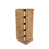 Cotswold 5 Drawer Narrow Chest Antique Waxed Pine  (DHD) Image 4