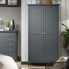 Como Blue 2 Door Wardrobe Blue  (DHD) Image 5