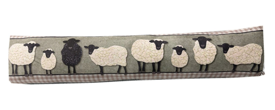 Fabric Printed Draught Excluder Sheep