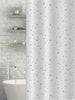 Showerdrape Droplets 100% Polyester Shower Curtain 180 X 180cm