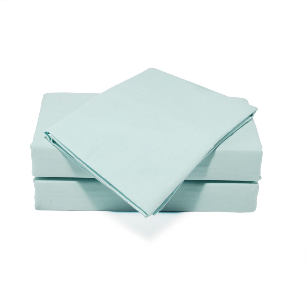 Double Fitted Sheet Duck Egg