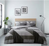 Blake Duvet Cover Set Kingsize Grey