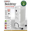 Beldray 7 Fin Oil-Filled Electric Heater with Wheels and Adjustable Thermostat 600/900/1200W