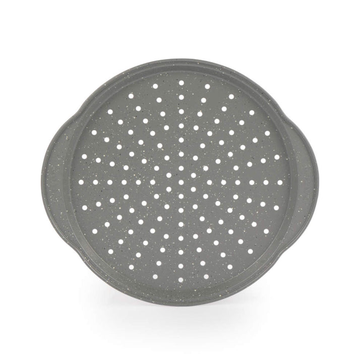 Salter Marblestone 37cm Perforated Pizza Tray with Handles