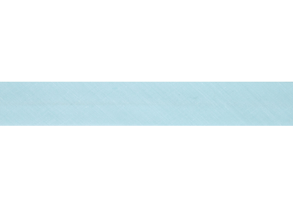 Trim: Bias Binding: Polycotton: 16mm: Sky Sold By The Metre
