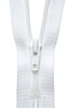 Nylon Dress and Skirt Zip: 41cm: White