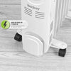 Beldray 7 Fin Oil-Filled Electric Heater with Wheels and Adjustable Thermostat 600/900/1200W