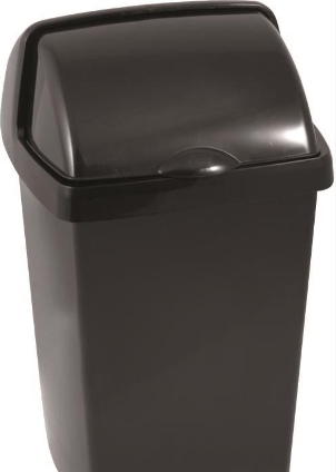 Addis 25L Roll Top Bin - Black