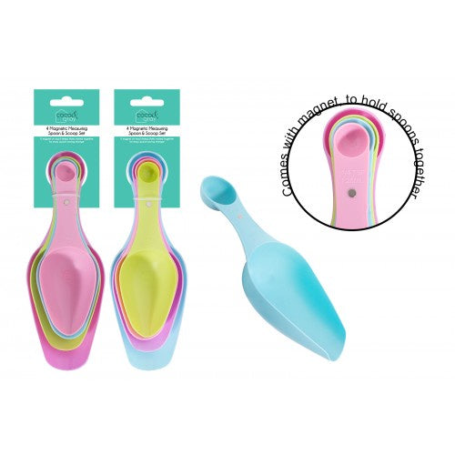 Coco & Gray Set of 4 Measuring Spoons 4 Assorted Colours