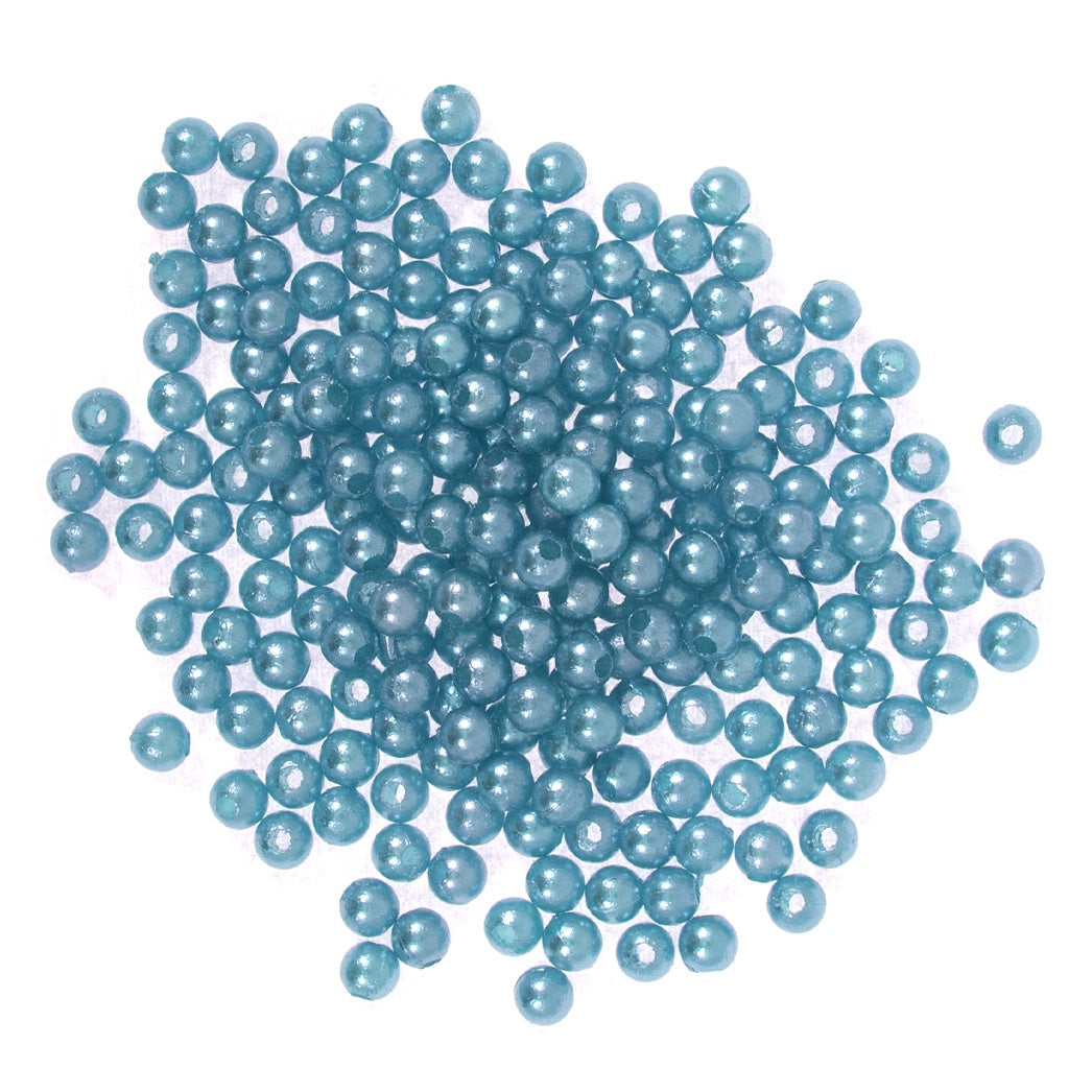 Beads: Pearls: 6mm: Ice Blue: 20