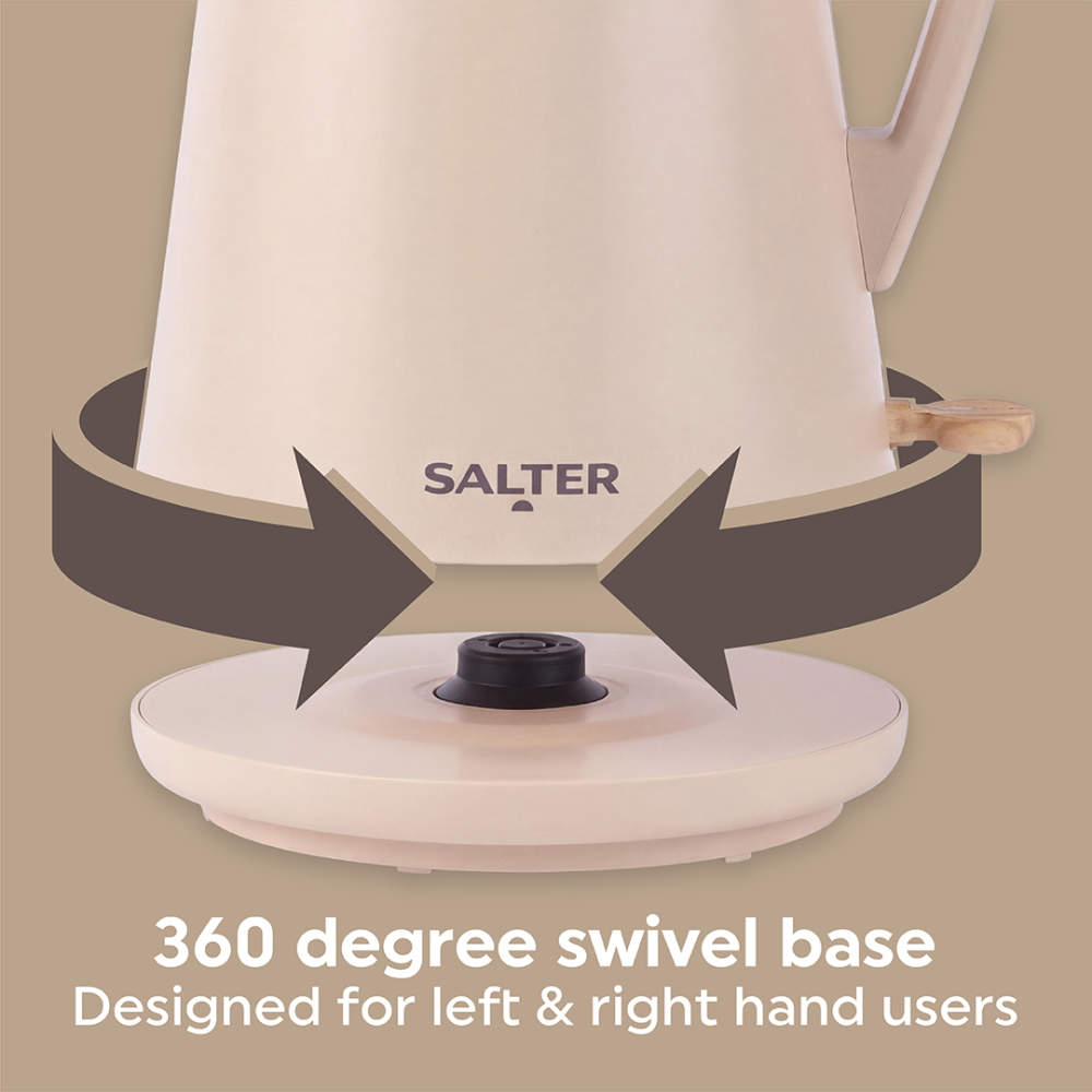 Salter Malmo 1.7L Rapid Boil Kettle Stone
