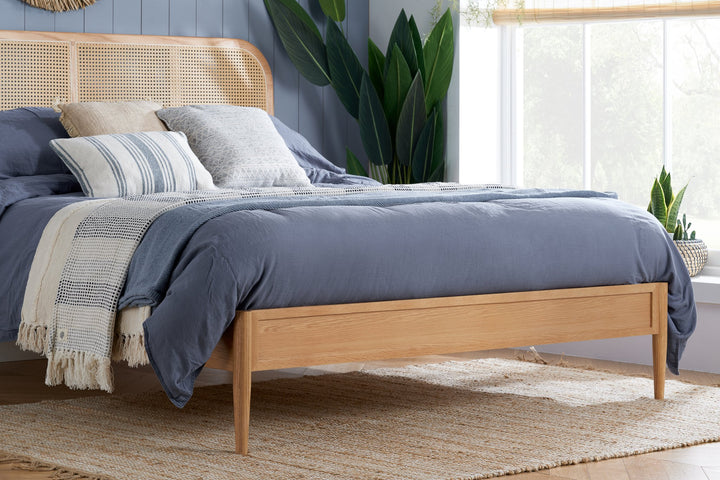 Birlea Elina Rattan Bed (Self Assembly) (DHD)