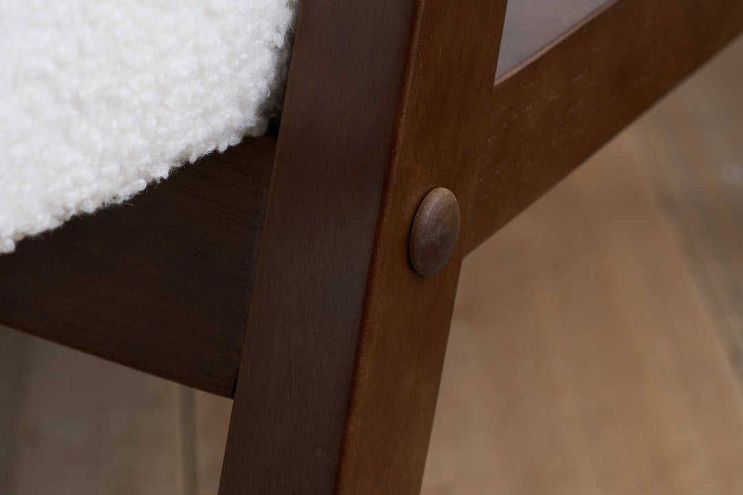 Birlea Ellwood Boucle Armchair (Self Assembly) (DHD)