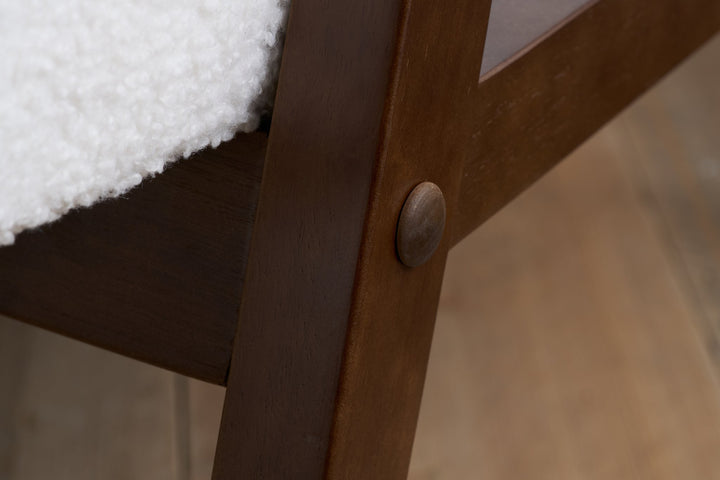 Birlea Ellwood Boucle Armchair (Self Assembly) (DHD)