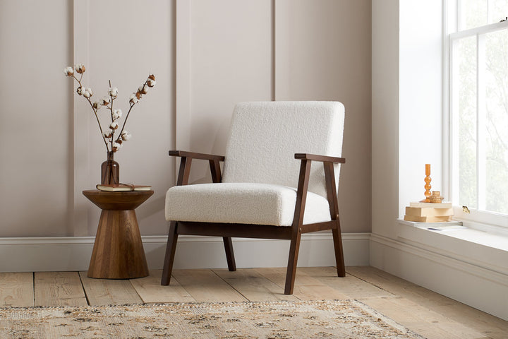 Birlea Ellwood Boucle Armchair (Self Assembly) (DHD)