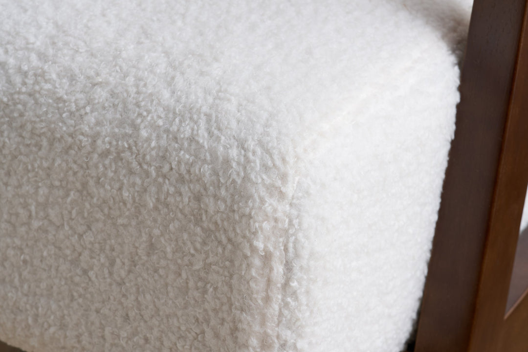 Birlea Ellwood Boucle Armchair (Self Assembly) (DHD)