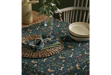 Enchanted Forest Cotton Tablecloth