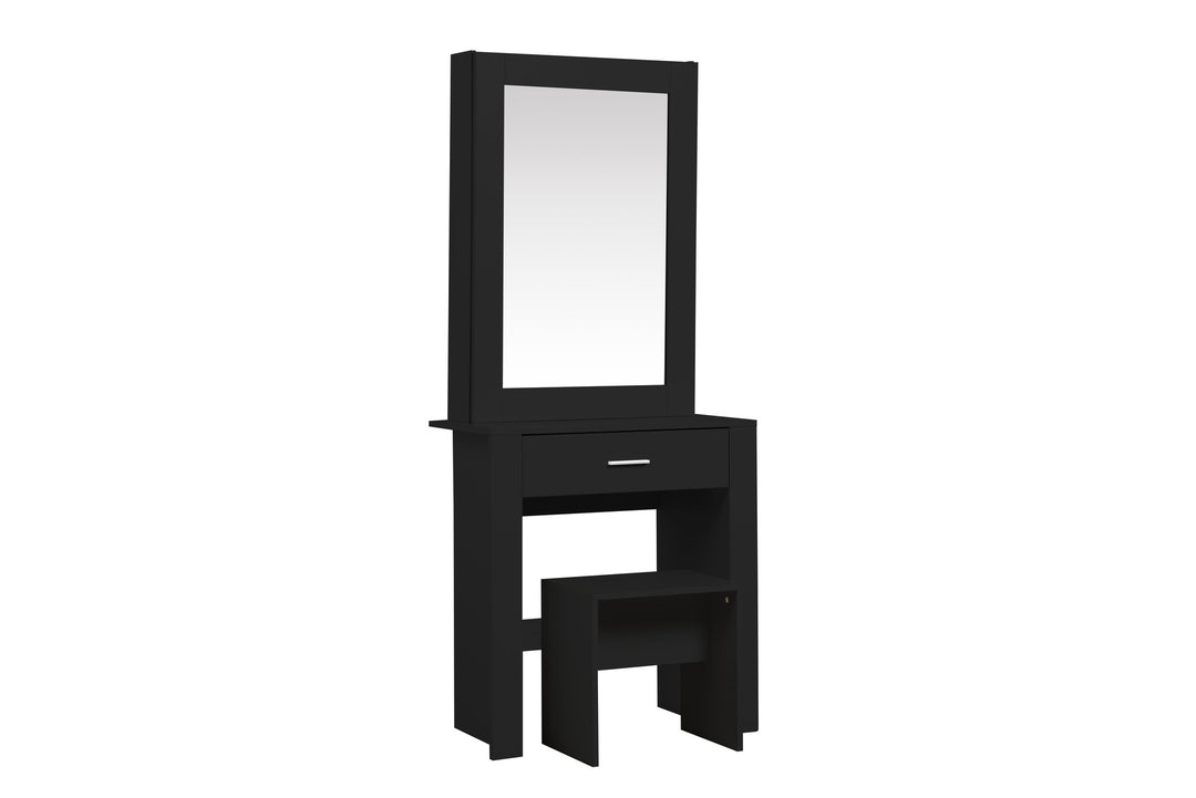 Birlea Evelyn 1 Drawer Sliding Mirror Dressing Table (Self Assembly) (DHD)