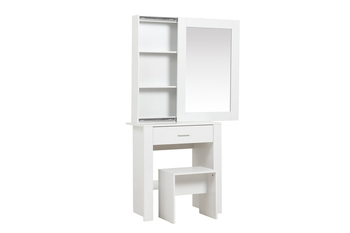 Birlea Evelyn 1 Drawer Sliding Mirror Dressing Table (Self Assembly) (DHD)
