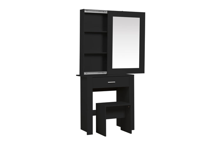 Birlea Evelyn 1 Drawer Sliding Mirror Dressing Table (Self Assembly) (DHD)