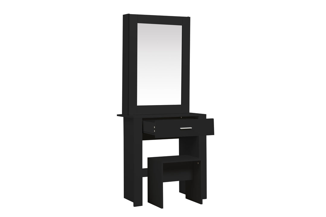 Birlea Evelyn 1 Drawer Sliding Mirror Dressing Table (Self Assembly) (DHD)