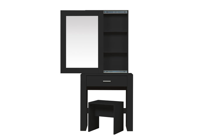 Birlea Evelyn 1 Drawer Sliding Mirror Dressing Table (Self Assembly) (DHD)