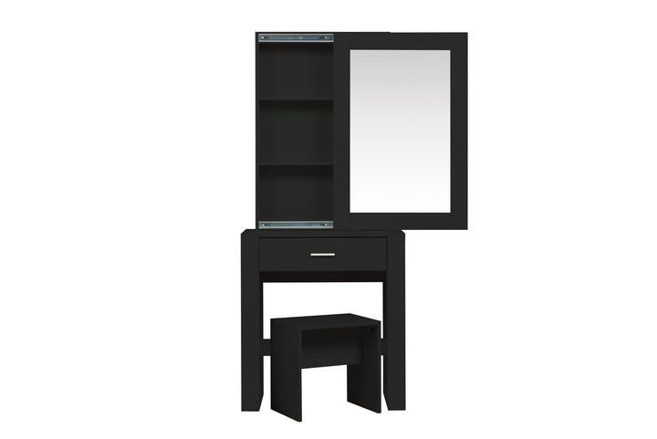 Birlea Evelyn 1 Drawer Sliding Mirror Dressing Table (Self Assembly) (DHD)