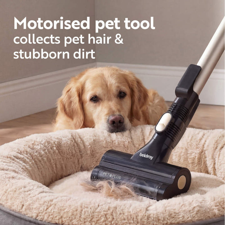 Beldray Airgility Pet Plus+ Cordless Vacuum Cleaner - Platinum