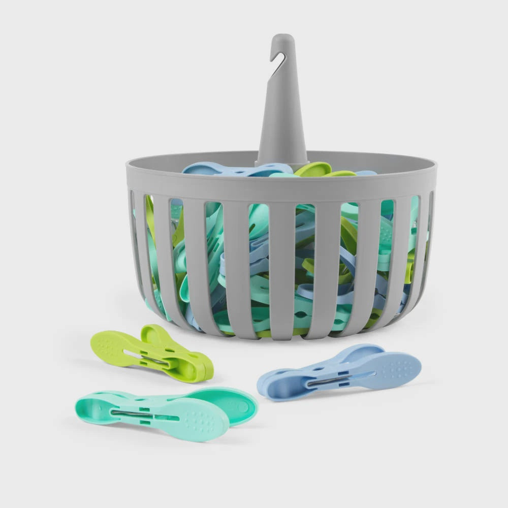Beldray 30 Ultra Grip Pegs & Basket