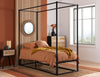 Birlea Farringdon Metal 4 Poster Bed (Self Assembly) (DHD)
