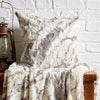 Faux Fur Marble Cushion Cover 60x60cm 24x24in