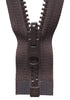Vislon Flip Over Zip: 76cm: Brown