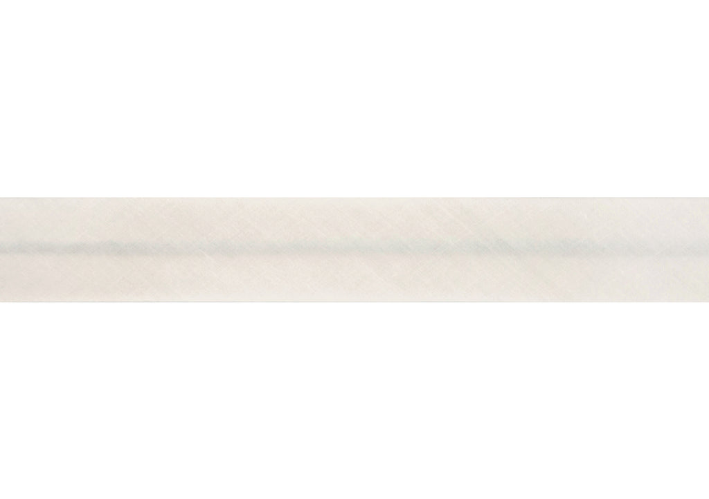 Trim: Bias Binding: Polycotton: 16mm: Ivory Sold By The Metre