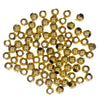 Beads: Plated: 3mm: Gold: 75
