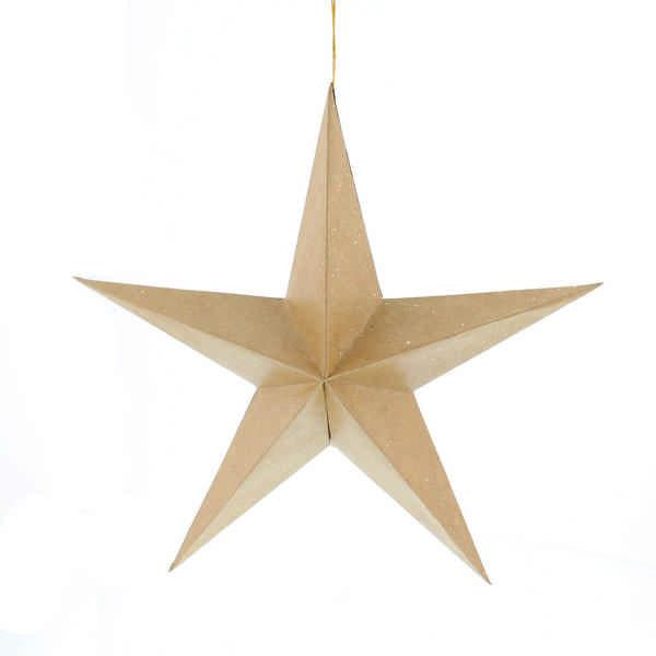 30cm Craft Paper Folding Hanging Star