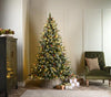 180cm Pre-Lit Juniper Frost Fir Tree