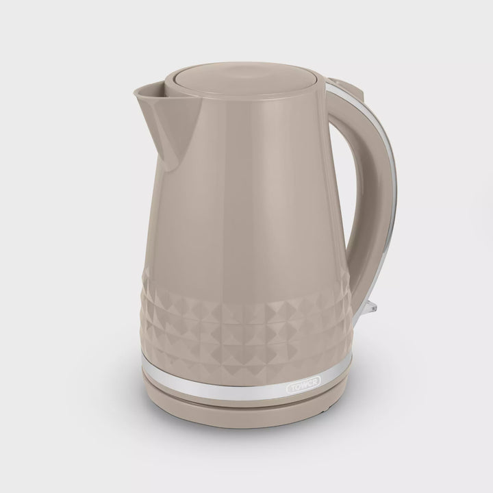 Tower Solitaire 1.5L 3KW Kettle Latte Chrome Accents T10075SMSH