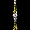 Premier 2.7m x 20cm 6 Section Christmas Foil Garland Gold/Ivory