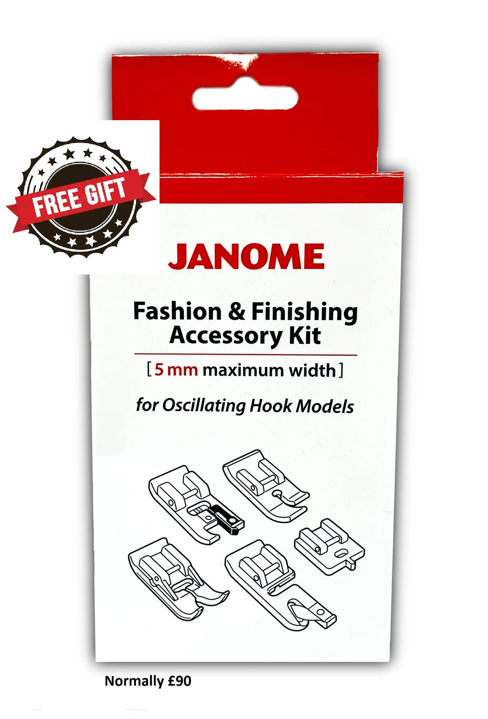 Janome Sewing Machine J3-18 (DHD) with FREE Fashion & Finishing Kit Worth Over £90!