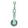 KitchenCraft 5pc Space Saving Nesting Measuring Spoons, Green and Blue