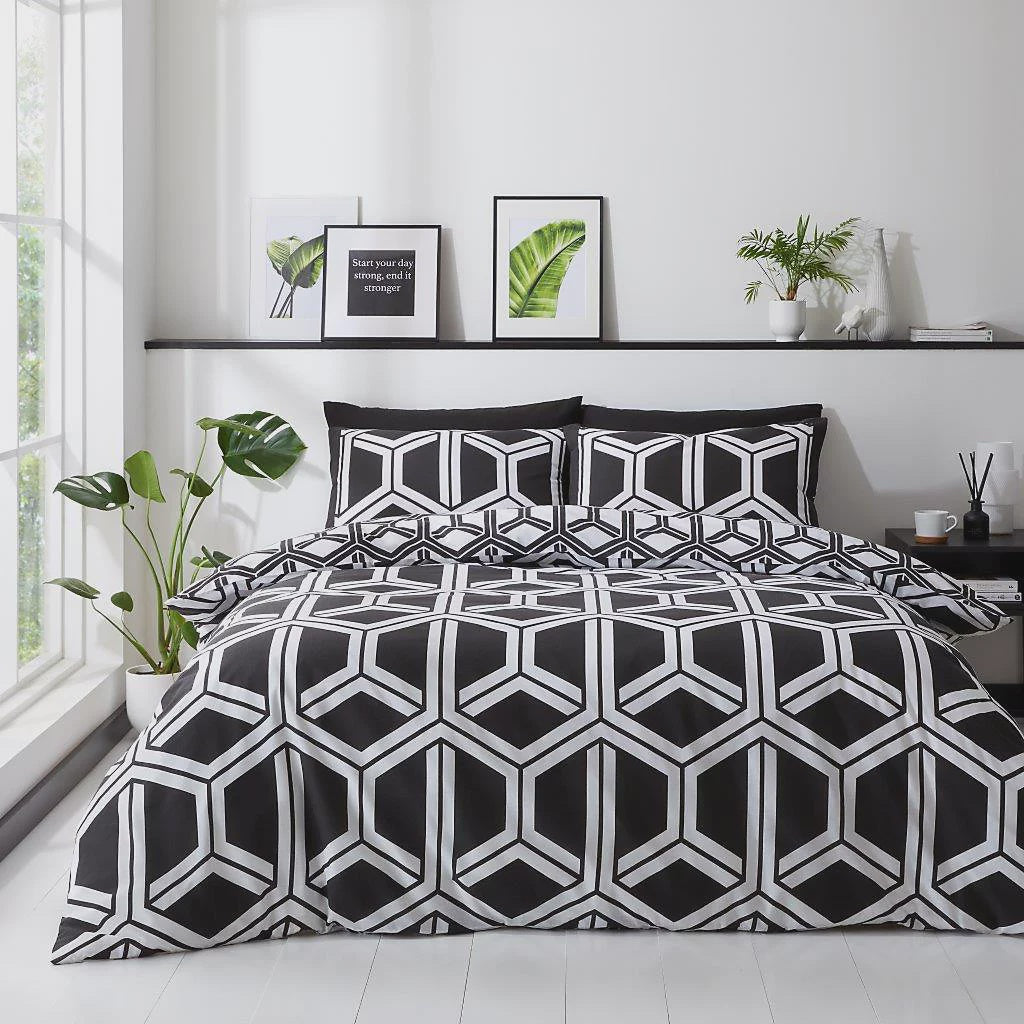 Hendrix Reversible Duvet Cover Set Double