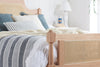 Birlea Geneva Rattan Bed (Self Assembly) (DHD)