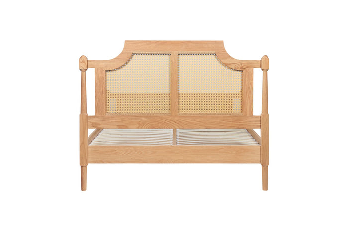 Birlea Geneva Rattan Bed (Self Assembly) (DHD)