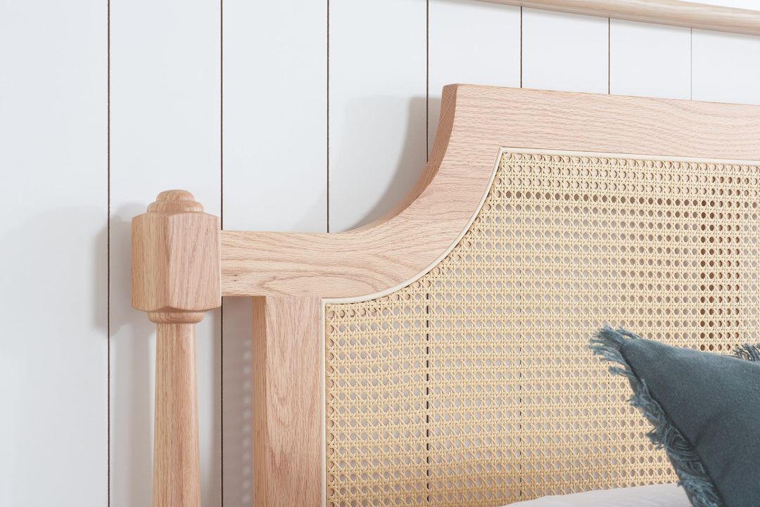 Birlea Geneva Rattan Bed (Self Assembly) (DHD)