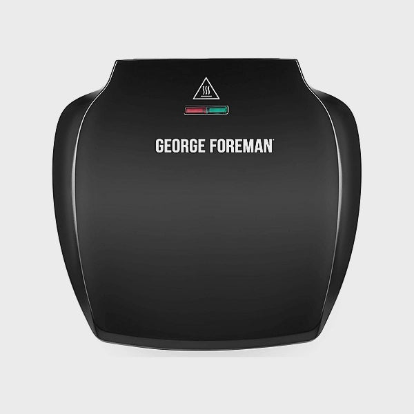 George Foreman 23420 Electric Grill Family 5-Portion, Indoor Grill - Black