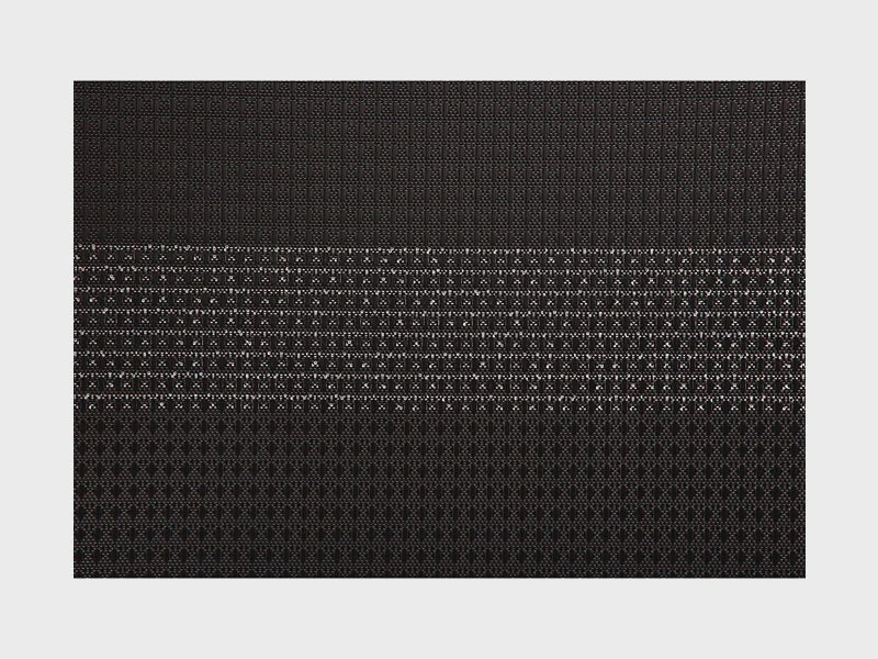 MW Table Accents Woven Lurex Placemat 45x30cm Black