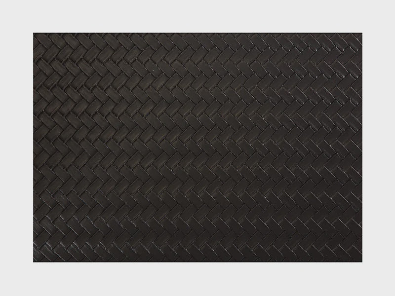 MW Table Accents Leather Look Placemat 43x30cm Plait