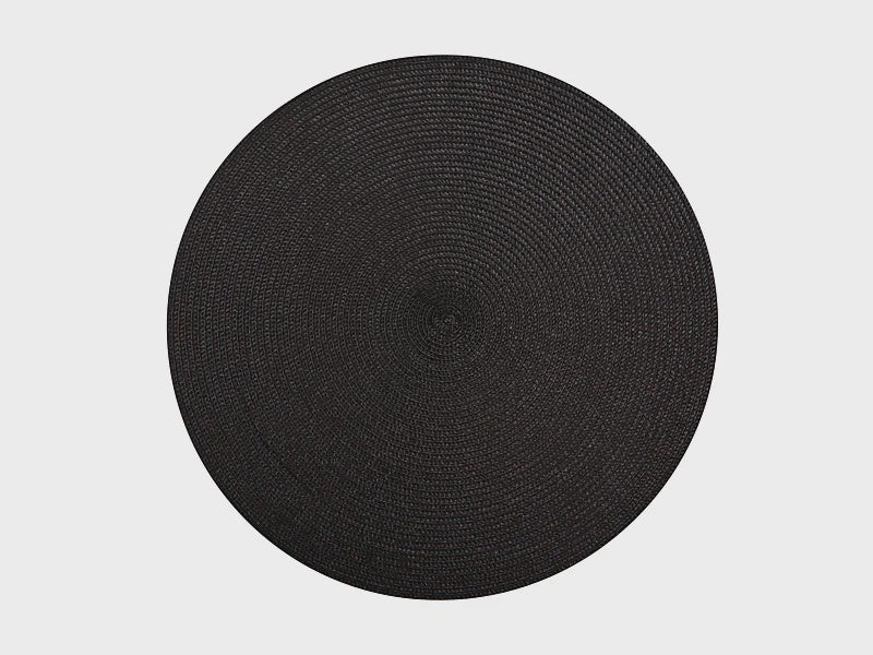 MW Table Accents Round Placemat 38cm Black