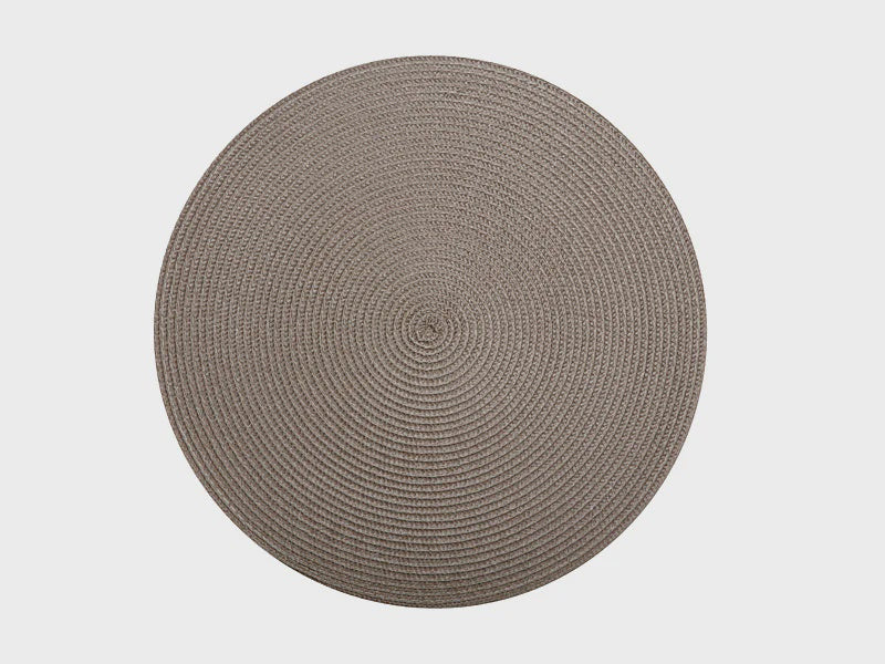 MW Table Accents Round Placemat 38cm Taupe